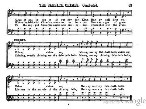 Gospel Echoes: A Choice Collection of Songs for Use in the Sunday-School, Prayer and Praise Meetings, and the Home Circle page 61