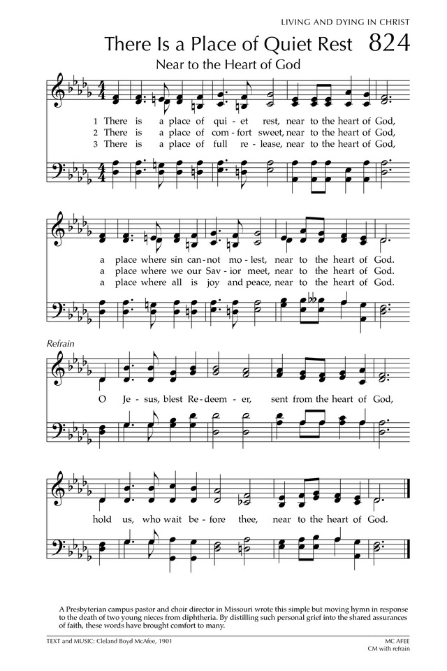 Glory to God: the Presbyterian Hymnal page 1013