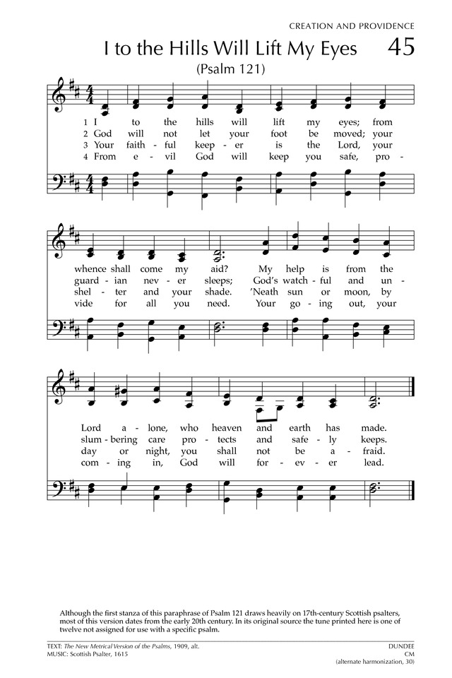 Glory to God: the Presbyterian Hymnal page 105