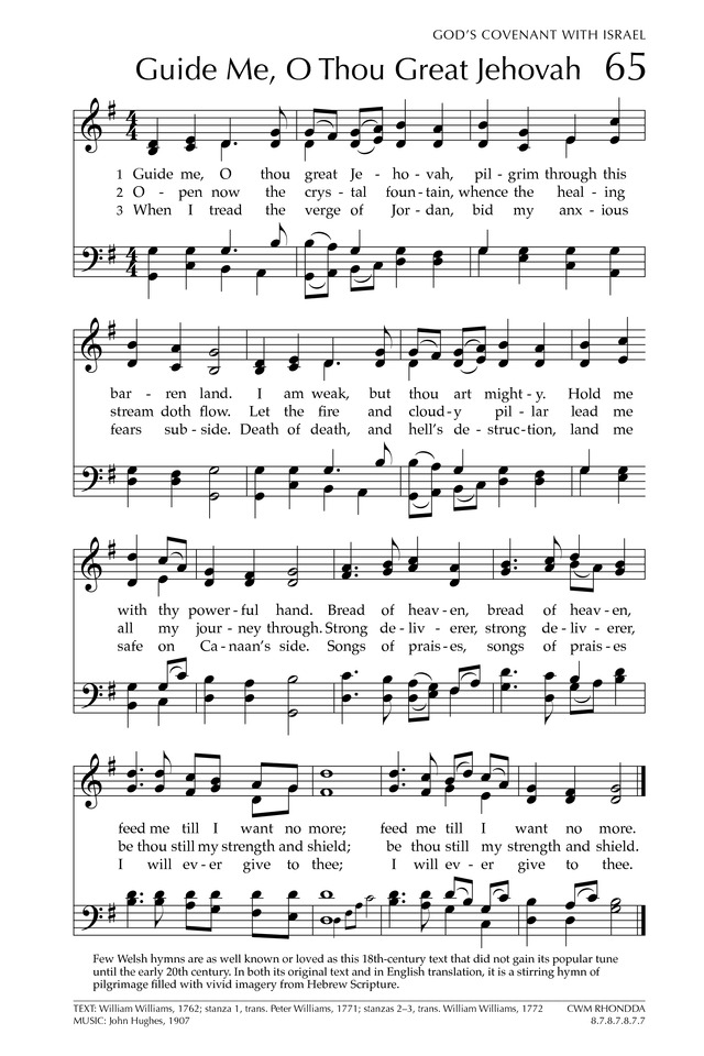 Glory to God: the Presbyterian Hymnal page 127