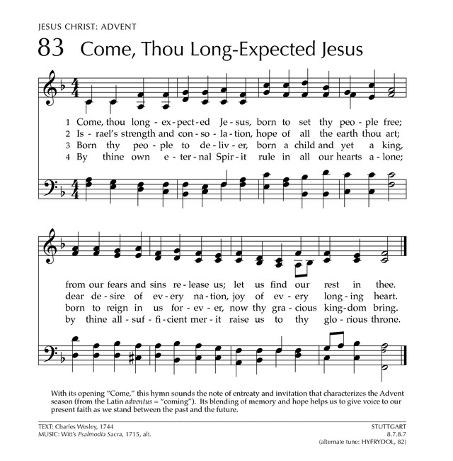 Glory to God: the Presbyterian Hymnal page 148