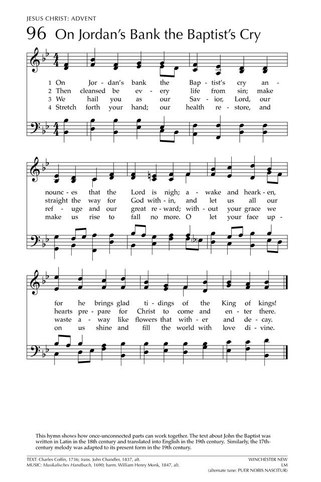 Glory to God: the Presbyterian Hymnal page 164