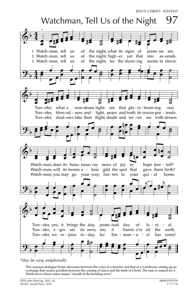 Glory to God: the Presbyterian Hymnal page 165