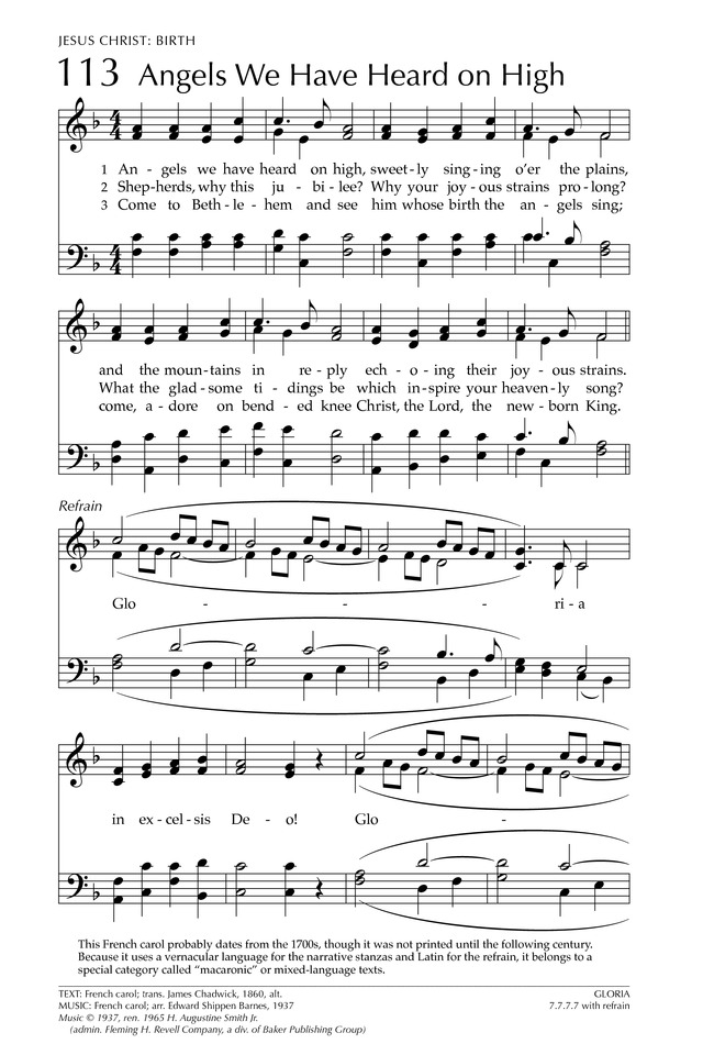 Glory to God: the Presbyterian Hymnal page 183