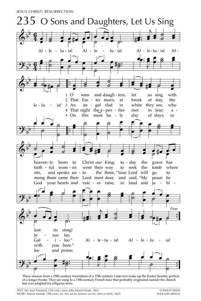 Glory to God: the Presbyterian Hymnal page 323