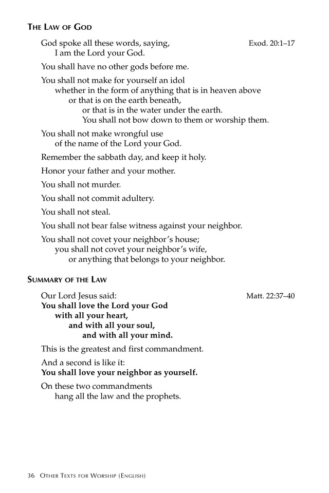 Glory to God: the Presbyterian Hymnal page 36