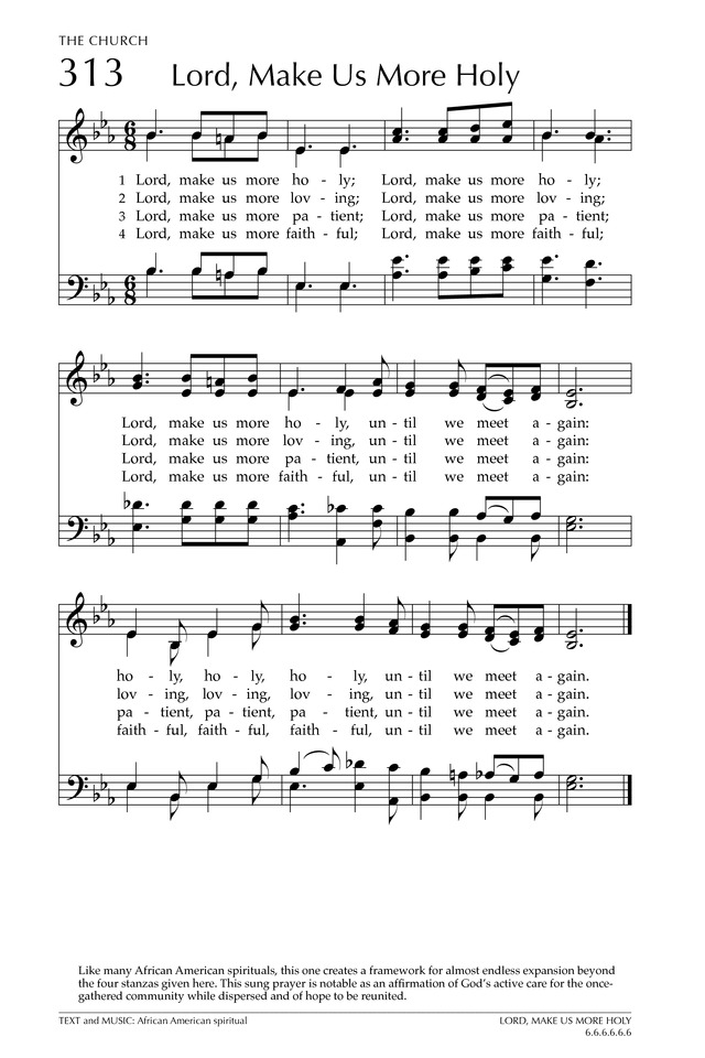 Glory to God: the Presbyterian Hymnal page 421