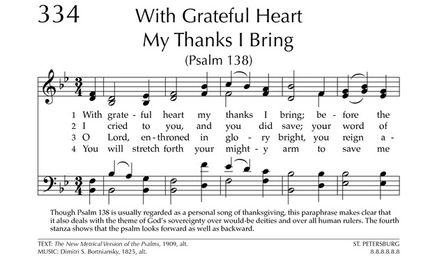 Glory to God: the Presbyterian Hymnal page 447