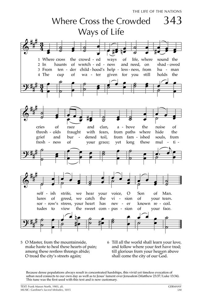 Glory to God: the Presbyterian Hymnal page 460