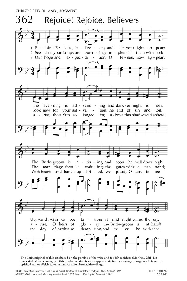 Glory to God: the Presbyterian Hymnal page 483
