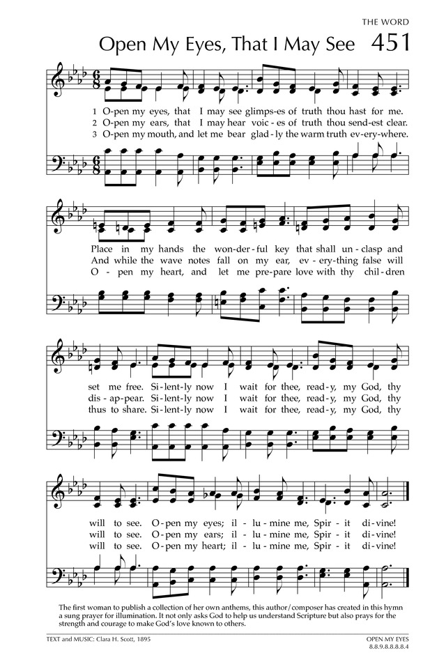 Glory to God: the Presbyterian Hymnal page 588