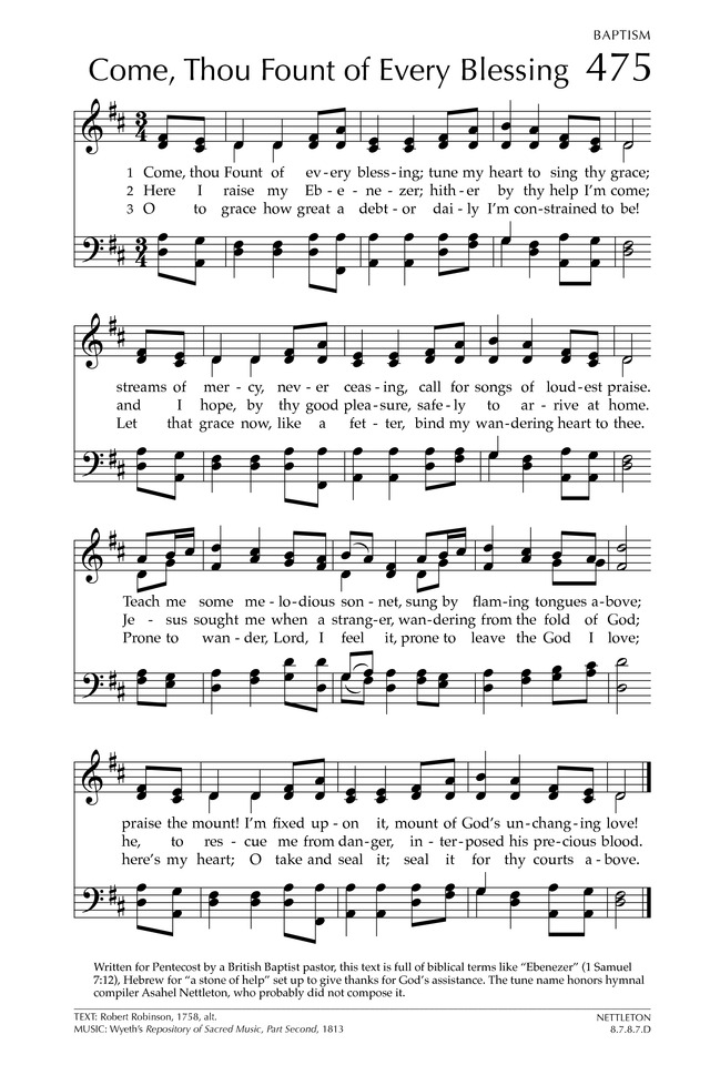 Glory to God: the Presbyterian Hymnal page 616