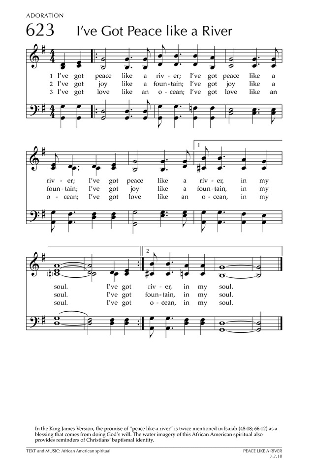 Glory to God: the Presbyterian Hymnal page 782