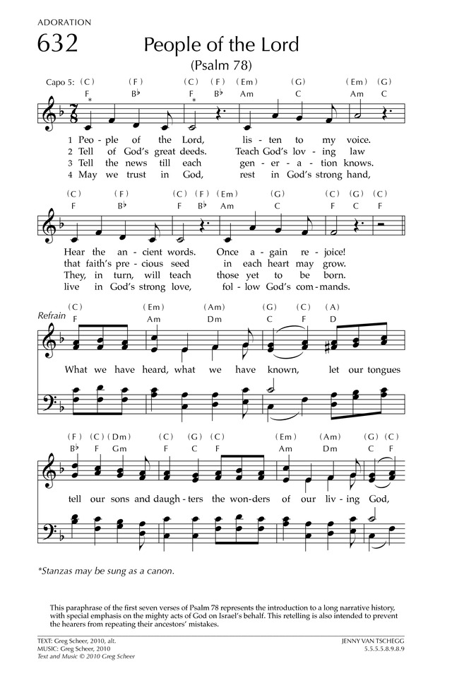 Glory to God: the Presbyterian Hymnal page 792