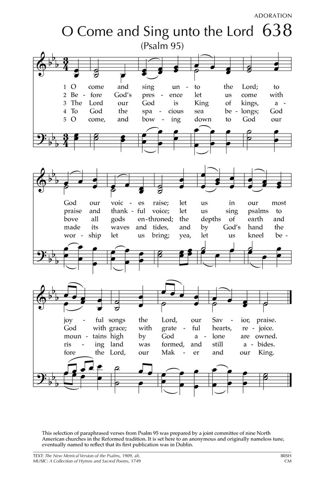 Glory to God: the Presbyterian Hymnal page 800