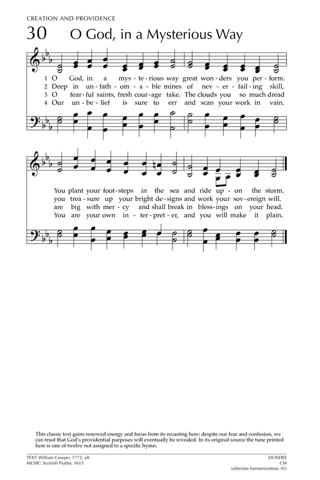 Glory to God: the Presbyterian Hymnal page 85