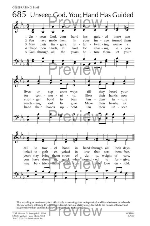Glory to God: the Presbyterian Hymnal page 853