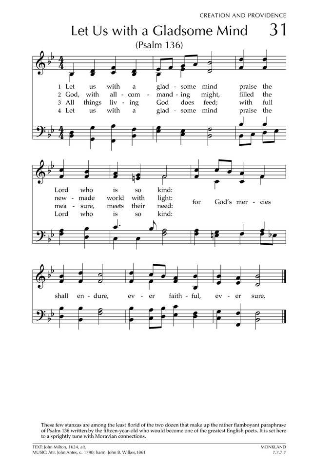Glory to God: the Presbyterian Hymnal page 86