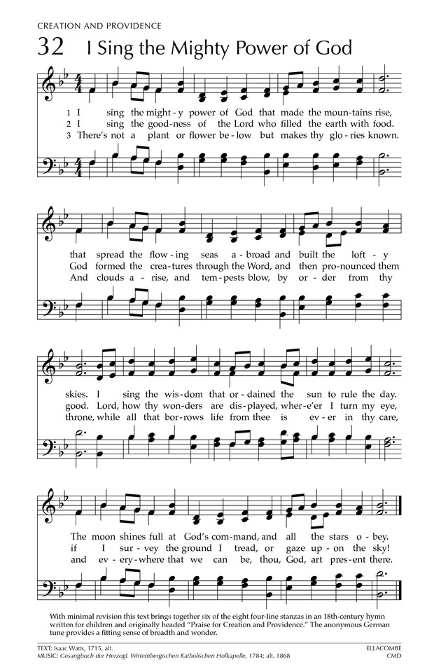 Glory to God: the Presbyterian Hymnal page 87