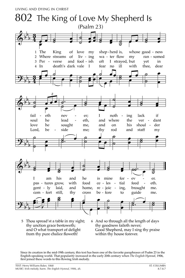 Glory to God: the Presbyterian Hymnal page 988