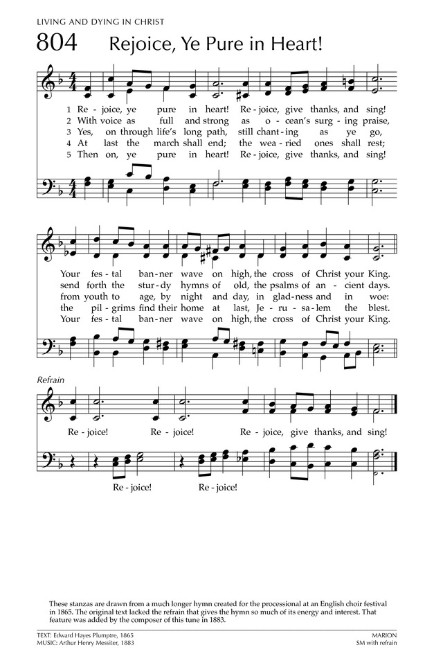 Glory to God: the Presbyterian Hymnal page 990