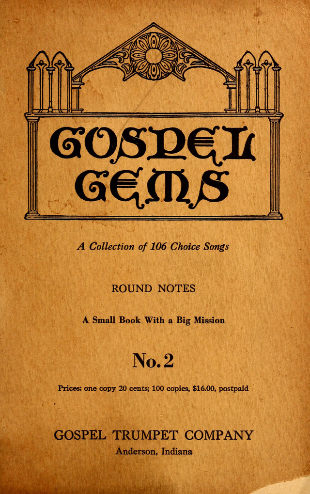 Gospel Gems Number 2 page cover