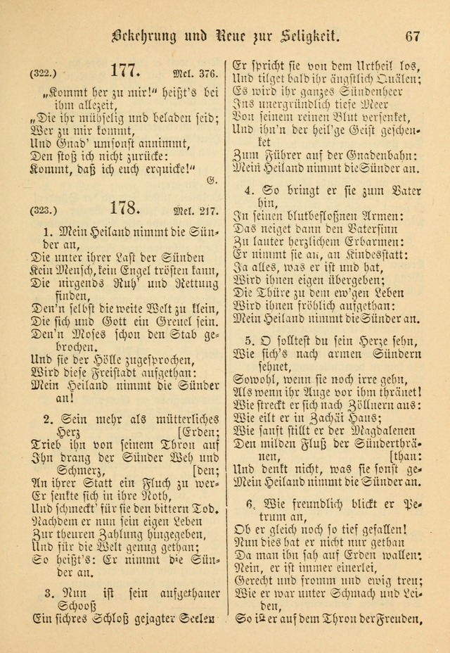 Gesangbuch der Evangelischen Brüdergemeinen in Nord Amerika (Neue vermehrte Aufl.) page 191