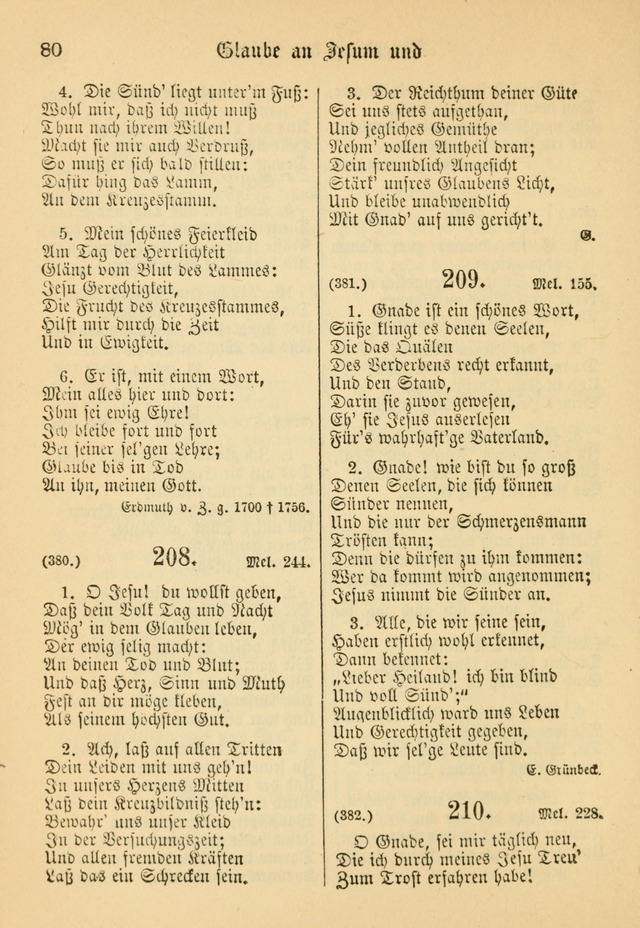 Gesangbuch der Evangelischen Brüdergemeinen in Nord Amerika (Neue vermehrte Aufl.) page 204