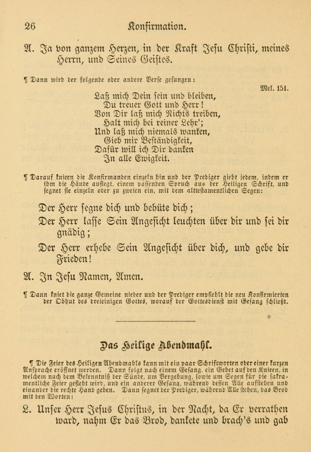 Gesangbuch der Evangelischen Brüdergemeinen in Nord Amerika (Neue vermehrte Aufl.) page 26