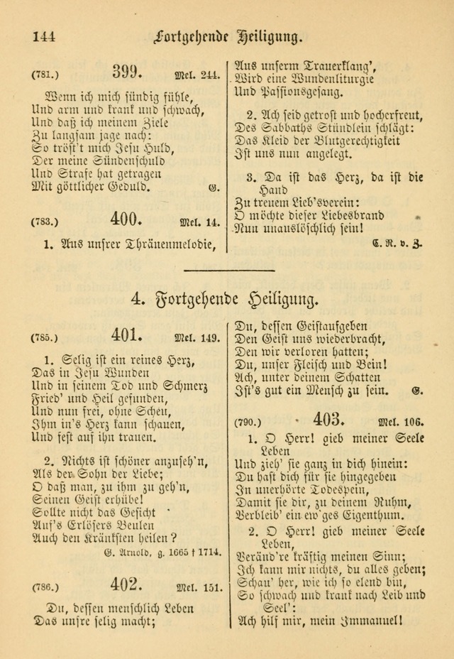 Gesangbuch der Evangelischen Brüdergemeinen in Nord Amerika (Neue vermehrte Aufl.) page 268