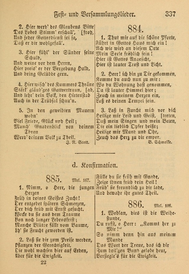 Gesangbuch der Evangelischen Brüdergemeinen in Nord Amerika (Neue vermehrte Aufl.) page 461