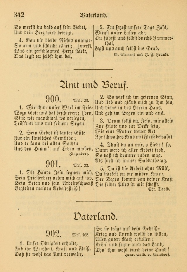 Gesangbuch der Evangelischen Brüdergemeinen in Nord Amerika (Neue vermehrte Aufl.) page 466