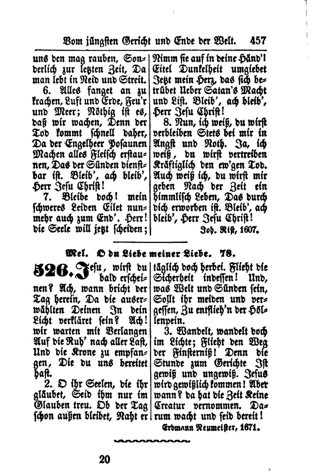 Gesangbuch für Gemeinden des Evangelisch-Lutherischen Bekenntnisses  page 459
