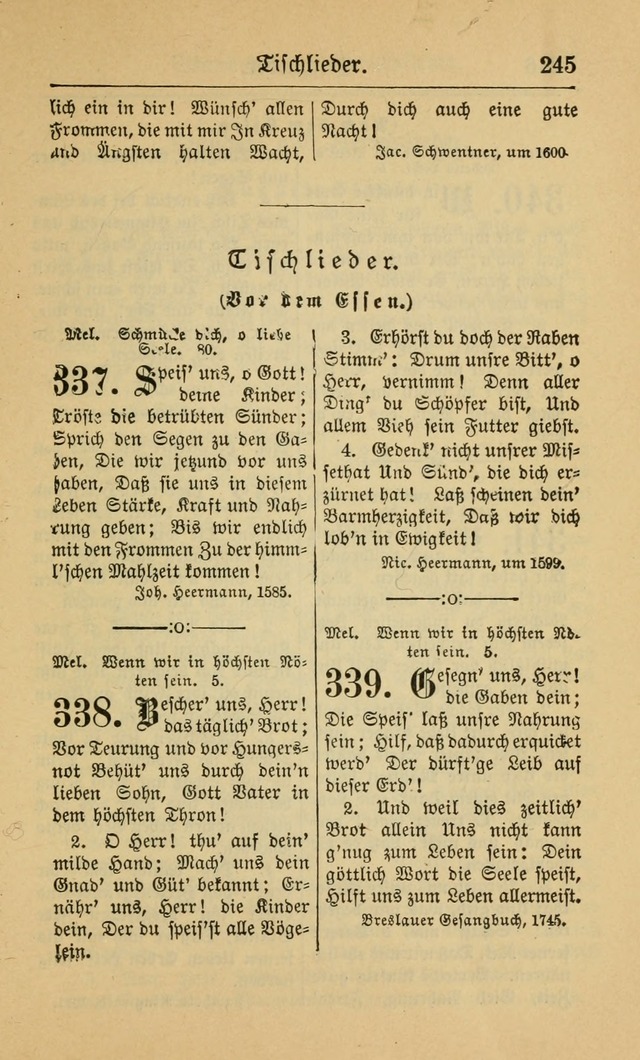 Gesangbuch für Gemeinden des Evangelisch-Lutherischen Bekenntnisses (14th ed.) page 245