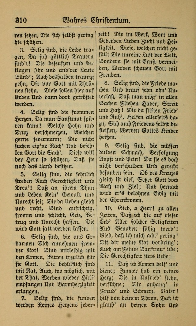 Gesangbuch für Gemeinden des Evangelisch-Lutherischen Bekenntnisses (14th ed.) page 310