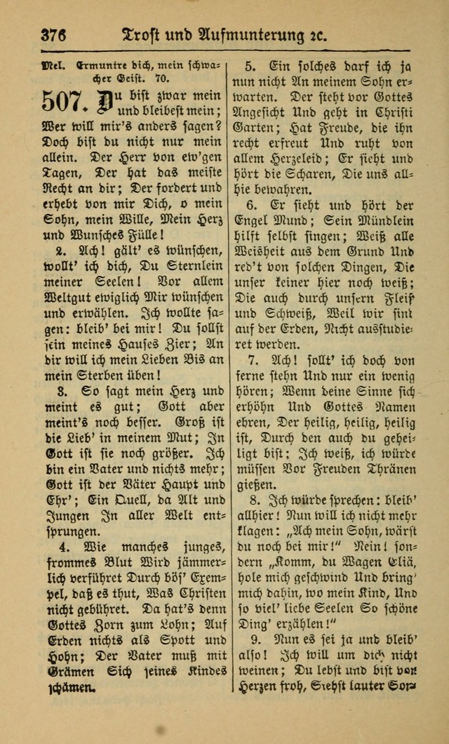 Gesangbuch für Gemeinden des Evangelisch-Lutherischen Bekenntnisses (14th ed.) page 378