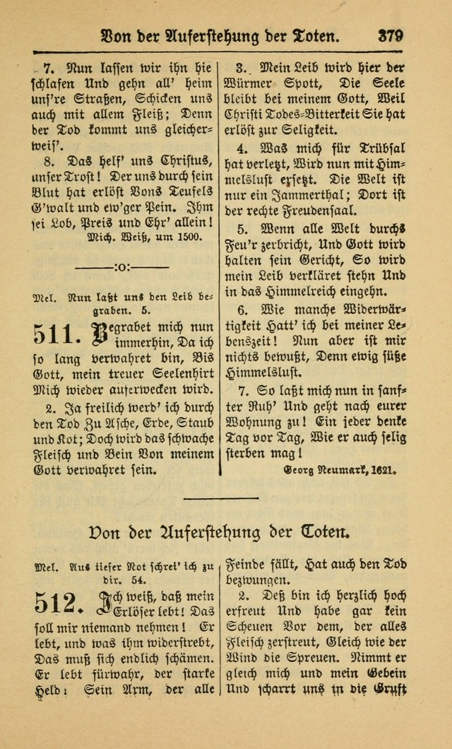 Gesangbuch für Gemeinden des Evangelisch-Lutherischen Bekenntnisses (14th ed.) page 381