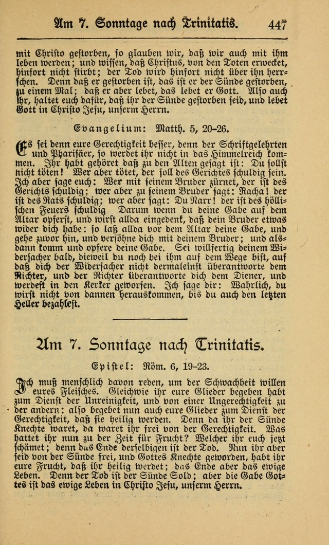 Gesangbuch für Gemeinden des Evangelisch-Lutherischen Bekenntnisses (14th ed.) page 449