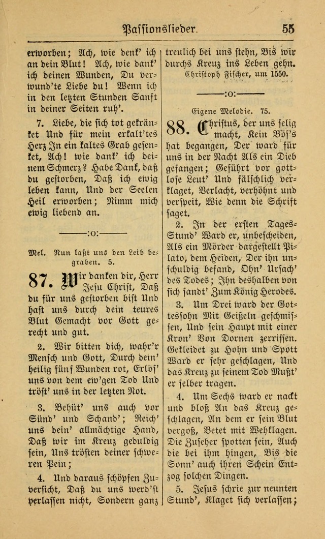 Gesangbuch für Gemeinden des Evangelisch-Lutherischen Bekenntnisses (14th ed.) page 55