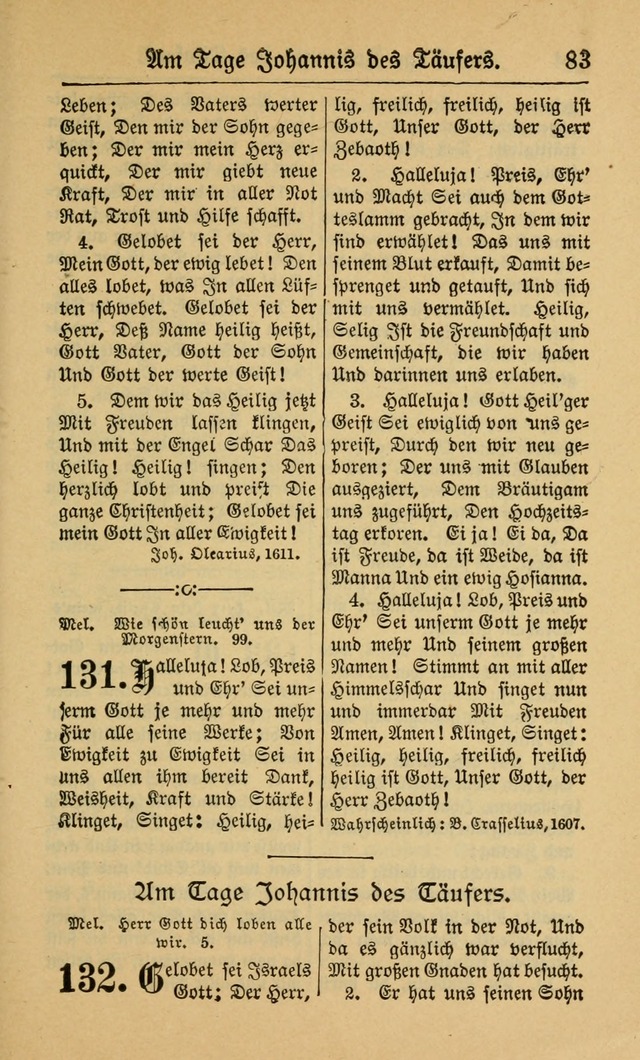 Gesangbuch für Gemeinden des Evangelisch-Lutherischen Bekenntnisses (14th ed.) page 83