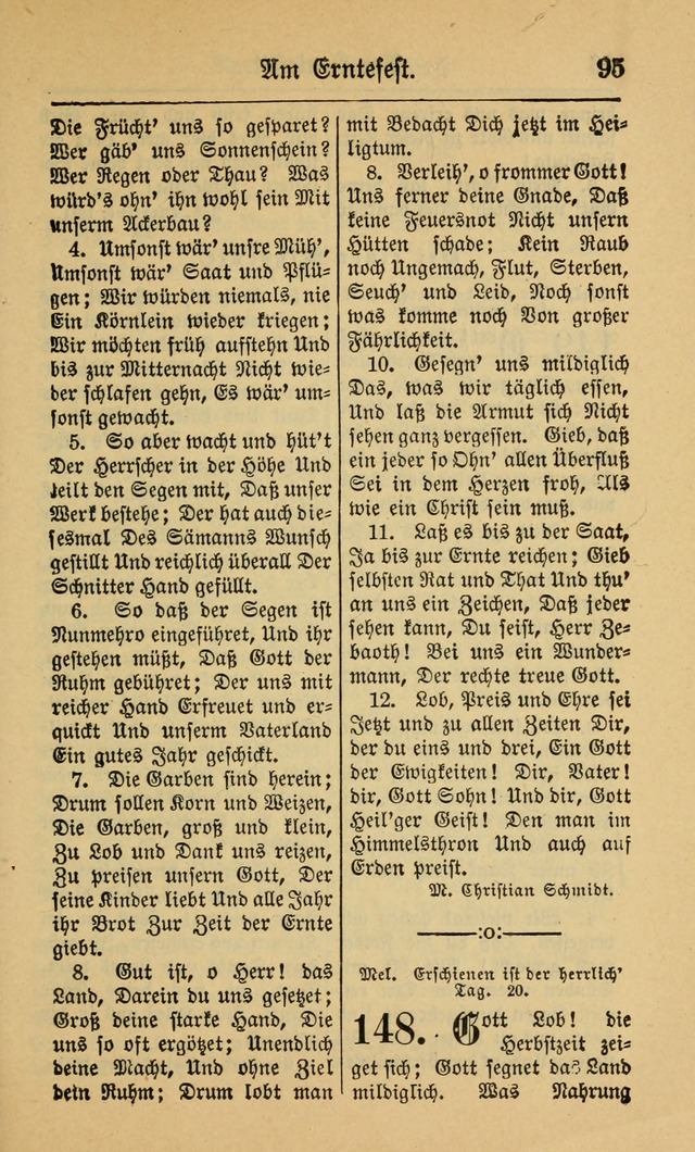 Gesangbuch für Gemeinden des Evangelisch-Lutherischen Bekenntnisses (14th ed.) page 95