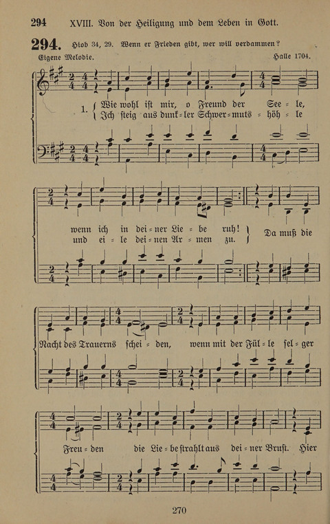 Gesangbuch: zum gottesdienstlichen und häuslichen Gebrauch in Evangelischen Mennoniten-Gemeinden (3rd ed.) page 270