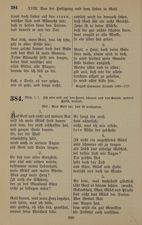 Gesangbuch: zum gottesdienstlichen und häuslichen Gebrauch in Evangelischen Mennoniten-Gemeinden (3rd ed.) page 360