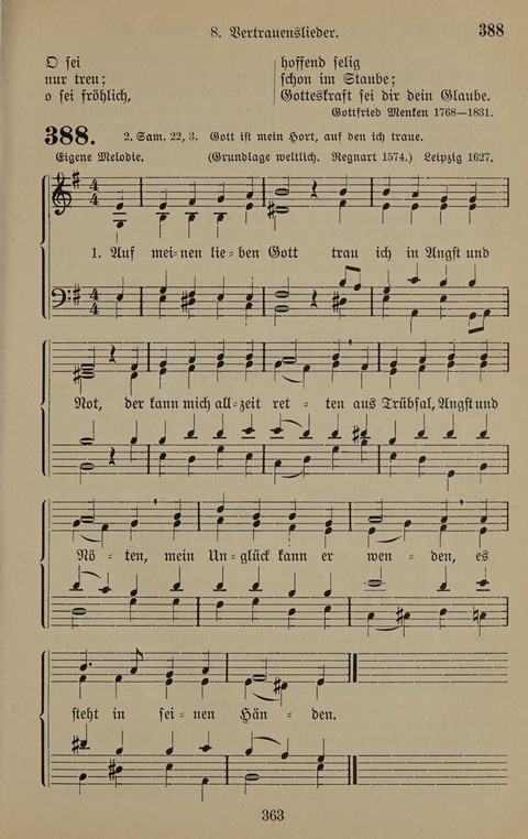 Gesangbuch: zum gottesdienstlichen und häuslichen Gebrauch in Evangelischen Mennoniten-Gemeinden (3rd ed.) page 363