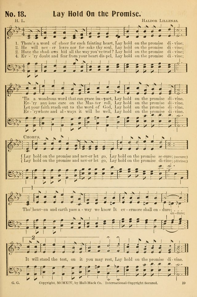 Gospel Gems Number 1 : One Hundred Eighty Sacred Selections for Religious Meetings page 17
