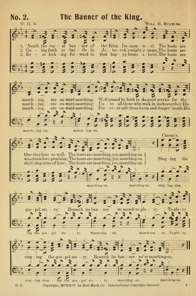 Gospel Gems Number 1 : One Hundred Eighty Sacred Selections for Religious Meetings page 2