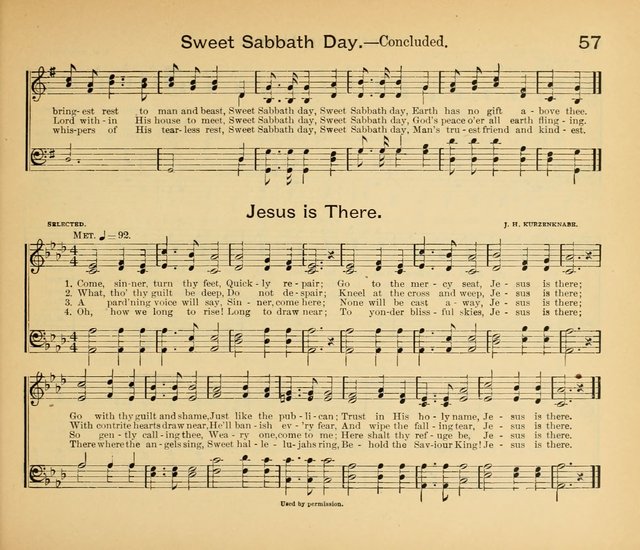 Garnered Gems: of Sunday School Song page 55