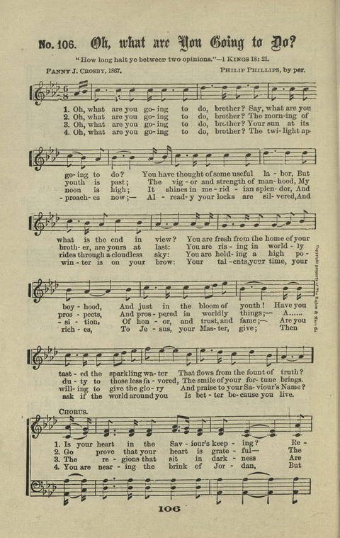 Gospel Hymns Nos. 1 to 6 page 106