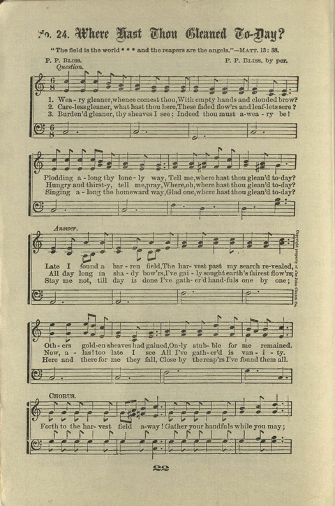 Gospel Hymns Nos. 1 to 6 page 22