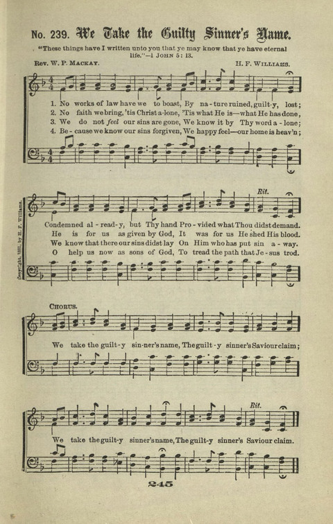 Gospel Hymns Nos. 1 to 6 page 245